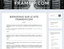 Tablet Screenshot of frameip.com